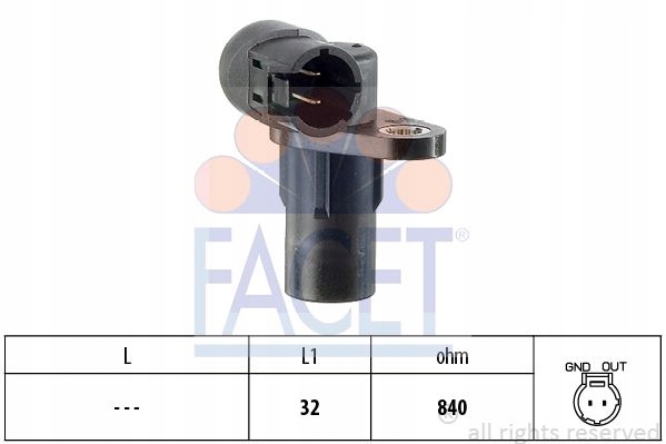 SENSOR POSICIÓN DE EJE KORB. RENAULT LAGUNA 1,9DCI 02- 1-953-291 EPS 