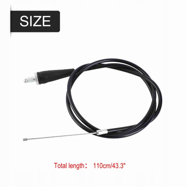 CÂBLE PAPILLON DES GAZ MOTOCYCLETTE POUR SILNIKOW PIT DIRT 110CM NOIR M8