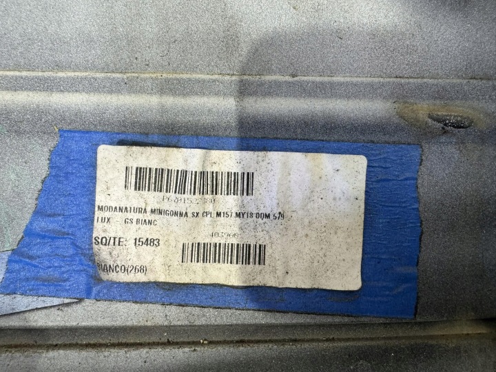 MOULURE REVÊTEMENT SEUIL GAUCHE MASERATI GHIBLI M157 GT 670010789