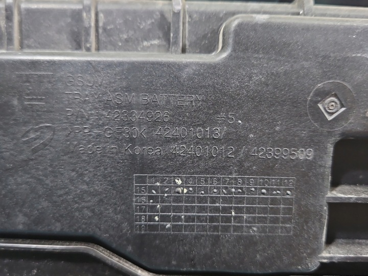 CHÂSSIS BATTERIE SUPPORT OPEL MOKKA A 95212250 1.4 T
