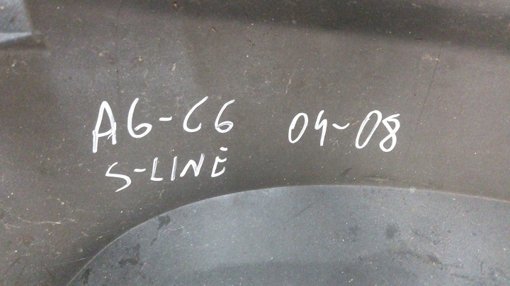 PARE-CHOCS AVANT AVANT AUDI A6 C6 S-LINE RONDELLES XÉNON AVANT RESTYLAGE 4F0807437AD