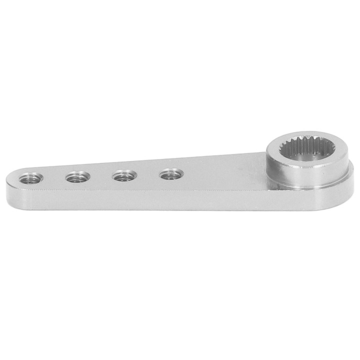 ARGENTÉ ALUMINIUM ROG SERWOMECHANIZMU 1/8 1/10 WYDLUZONY 25T JEDNOSTRONNY SYSTÈME DIRECTION