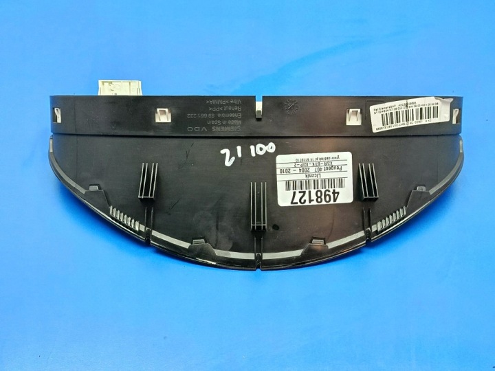 PEUGEOT 407 1.6HDI COMPTEUR TABLEAU DE BORD 9658137280 VDO