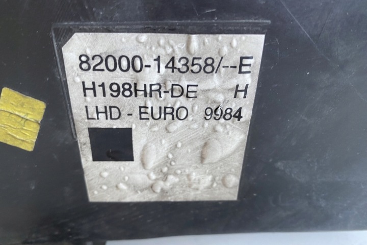 PHARE DROITE AVANT RENAULT VEL SATIS (BJ0_) 8200014358 2.0L GASOLINE