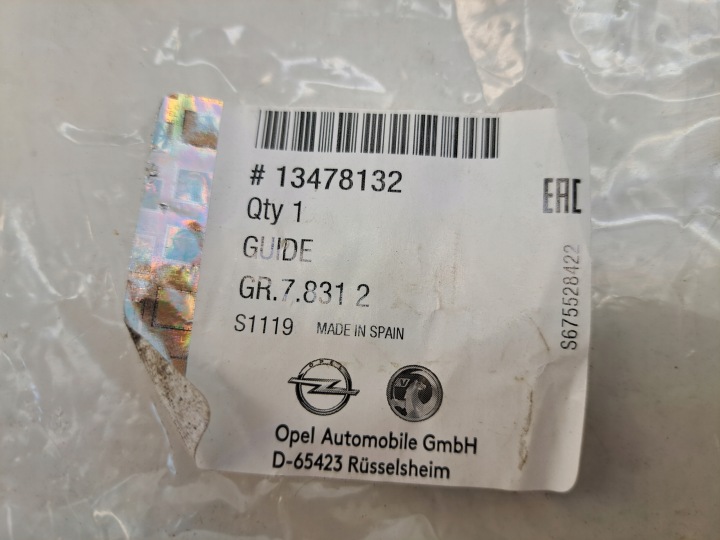 OPEL CROSSLAND X 17- DROIT GLISSIÈRE PARE-CHOCS ARRIÈRE NEUF