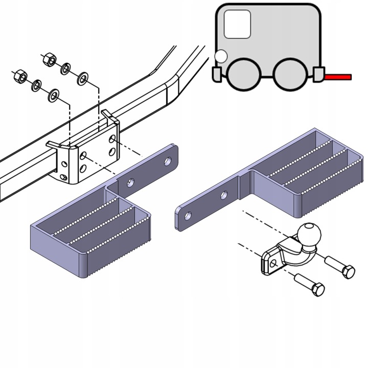 DEGRÉ CROCHET GAUCHE DROIT VERS DODGE RAM 3500 I 92-01