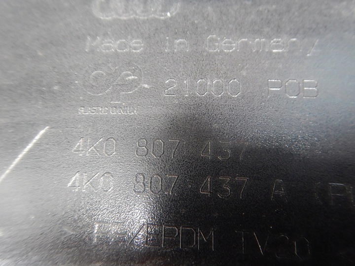 AUDI A6 C8 4K 4K0 S-LINE PARE-CHOCS AVANT AVANT 4K0807437A ORIGINAL