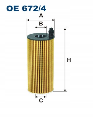 FILTRO ACEITES FILTRON CON 672/4 OE6724 