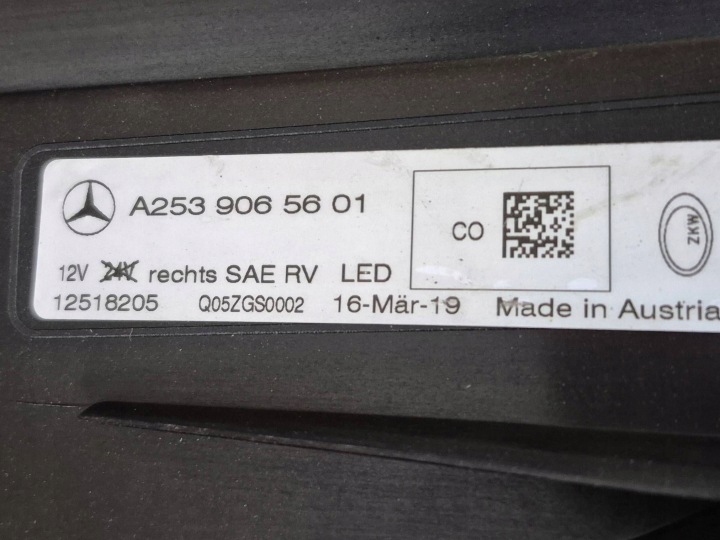PHARE DROITE MERCEDES GLC W253 COMPLET LED PERFORMANCE A2539065601 USA
