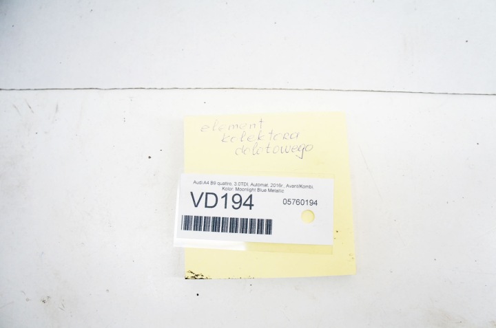 VD194 AUDI A4 B9 3.0 TDI TUYAU CONDUIT D'AIR COLLECTEURS 059145762BJ 0281006564