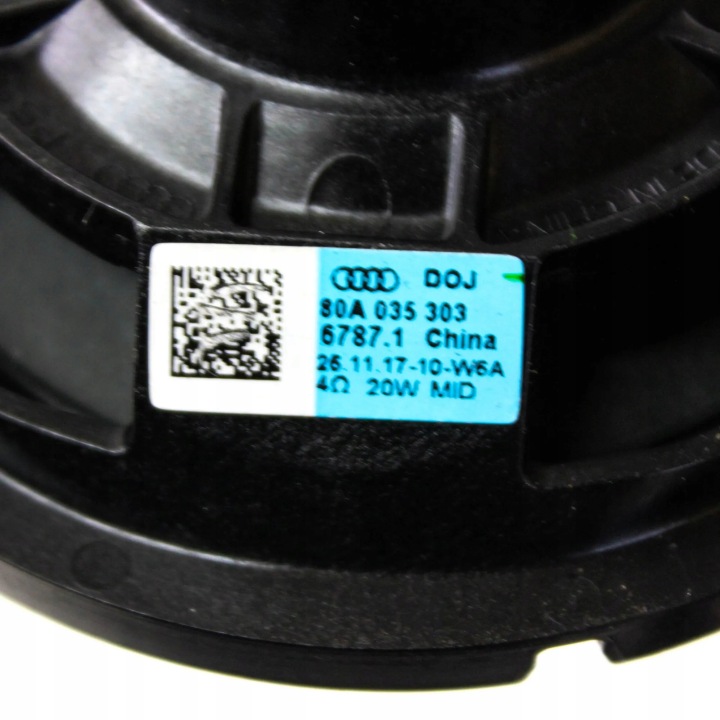 SYSTÈME NAGLOSNIENIA AUDI Q5 (FY) 80A035411A 22769550 2.0L 183KW 2019