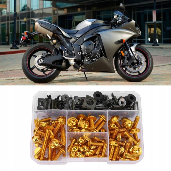 177 PIÈCES VIS MOTOCYCLISTES KIT VIS VERS