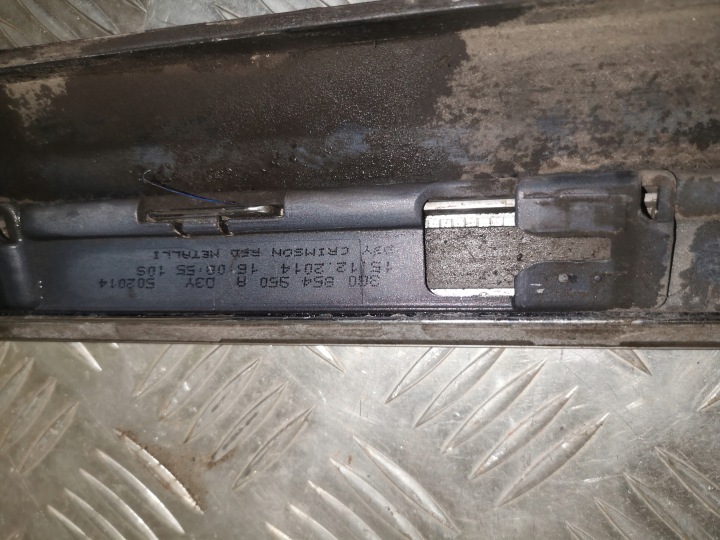 VW PASSAT B8 MOULURE PORTES DROITE ARRIÈRE LD3Y