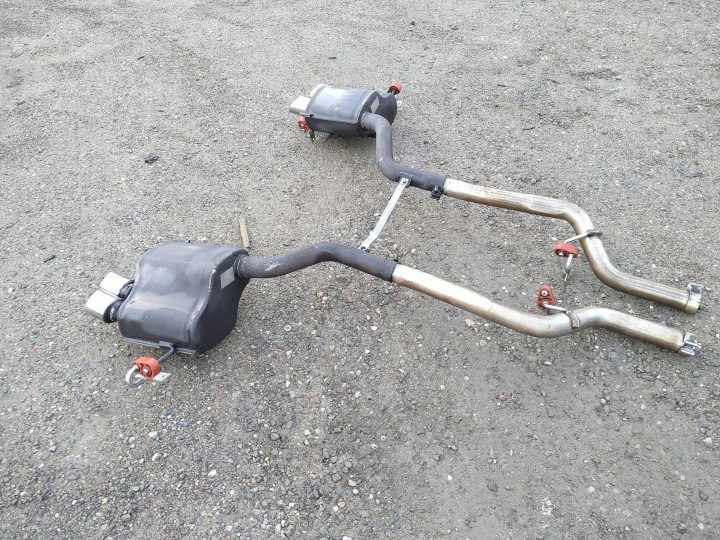 ÉCHAPPEMENT FINAL SILENCIEUX EMBOUTS COMPLET MASERATI GRANTURISMO 2008R-