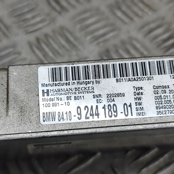 BMW 5 F10 F11 2010 MODULE CONTRÔLEUR BLUETOOTH