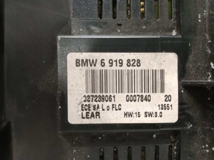 BMW E46 COMPACT COMMUTATEUR FEUX 6919828