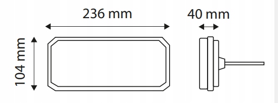 PHARE ARRIÈRE COMBINÉ LED 12-24 V 5-FUNKCYJNA DROITE TT.12555 DROIT