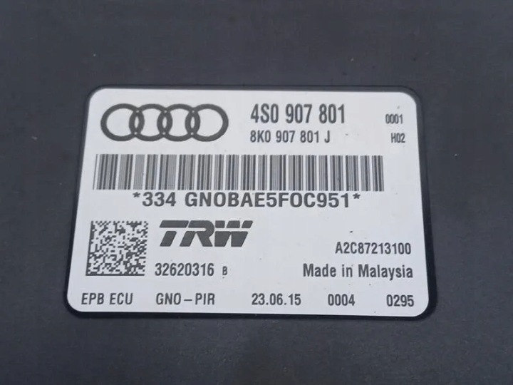 MODULE FREINS STATIONNEMENT AUDI R8 4S AWD 4S0907801 ECU