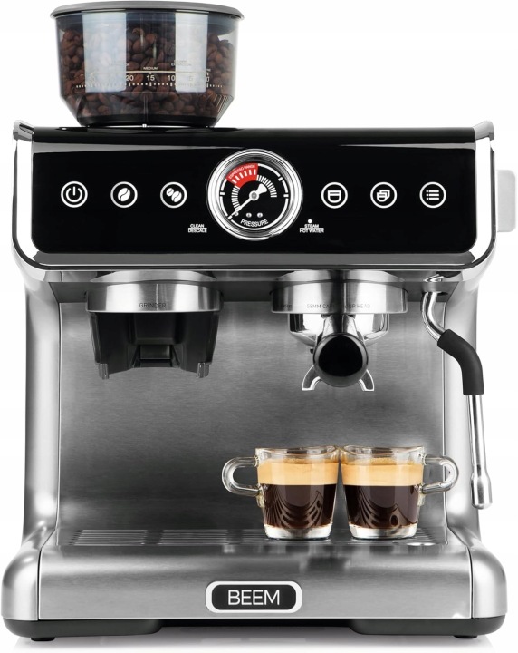 Pressure coffee machine z mlynkiem i spieniaczem beem grind - Main Image