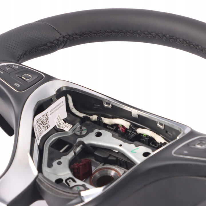 MERCEDES W213 VOLANT NEUF NOIRE CUIR PALETTES MULTIFONCTION A0004605600