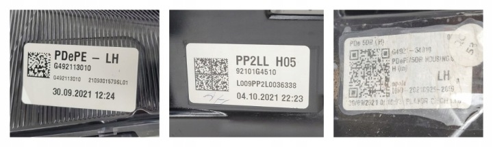 PHARE GAUCHE AVANT ORDINAIRE LENTILLE HYUNDAI I30 III LIFT 2020- 92101-G4510 PDE