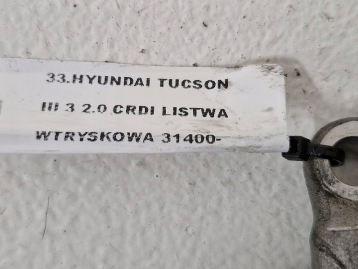 HYUNDAI TUCSON III 3 2.0 CRDI MOULURE INJECTION CARBURANTS 31400-2F600