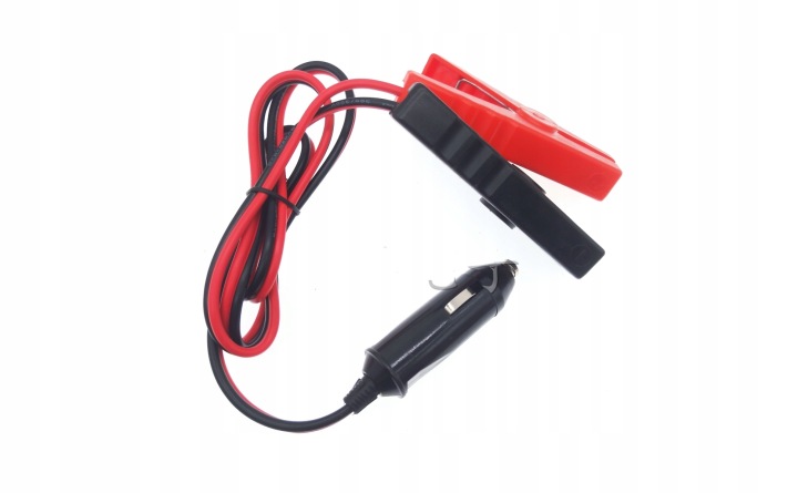 FIL VERS LADOWANIA BATTERIE AUTOMOBILE 12AWG ÉTRIER DE FREIN BATTERIE ROUGE I NOIR