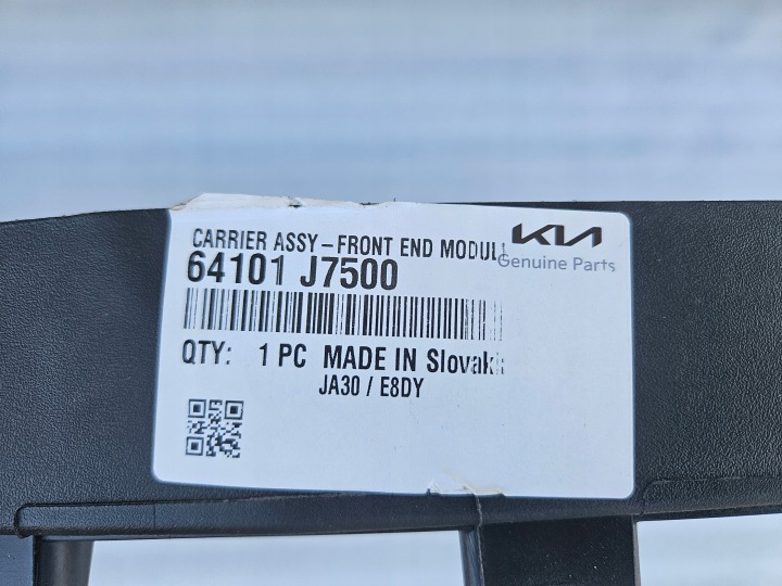 KIA CEED III 18- RENFORCEMENT COURROIE NEUF ORIGINAL 64101-J7500 RADIATEUR 25310J7800