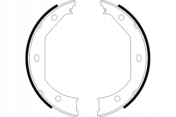 HELLA ZAPATAS DE TAMBOR DE FRENADO HAMULEC MANUAL 1 E81 1 E87 1 CONVERTIBLE E88 