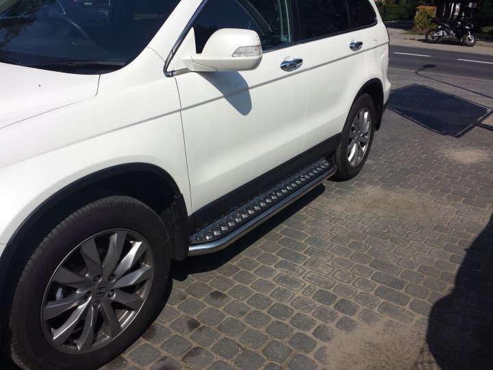 HONDA CR-V 2012-2018 CANALISATIONS LATÉRAL MARCHES SEUILS CÔTÉS BON ÉTAT DURABLE