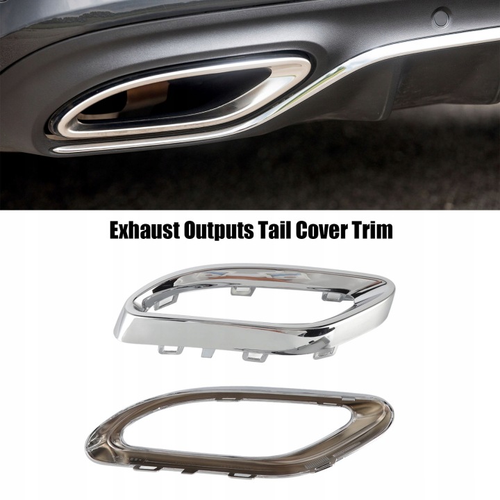 CHÂSSIS CHROMÉE PROTECTION EMBOUTS TUYAUX ÉCHAPPEMENT LINII MERCEDES-BENZ CLS C25