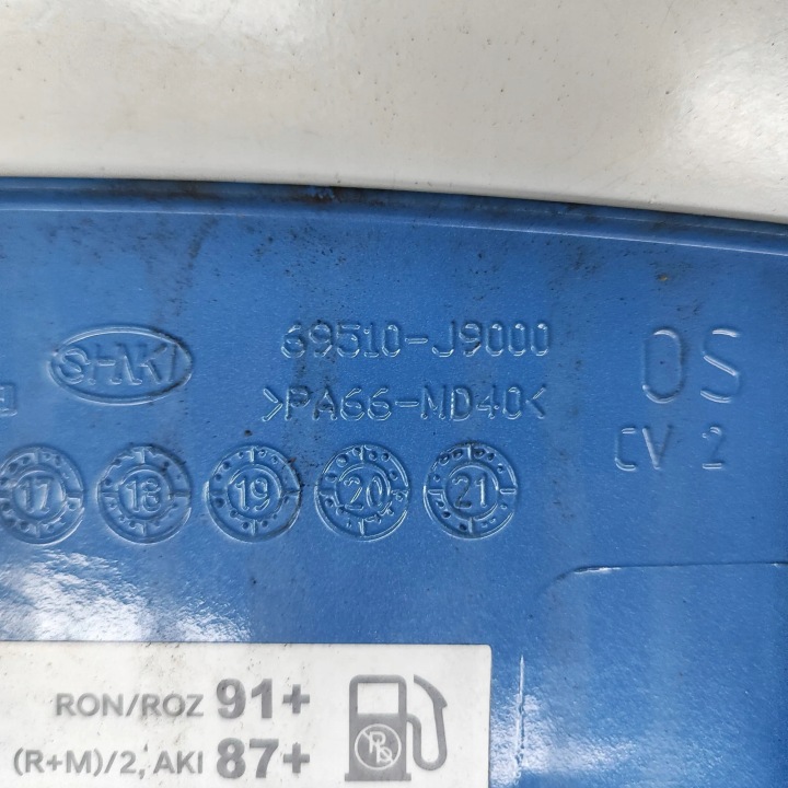 CLAPET RÉSERVOIR CARBURANTS HYUNDAI KONA 69510J9000 12119334 1.0L 88KW 2018
