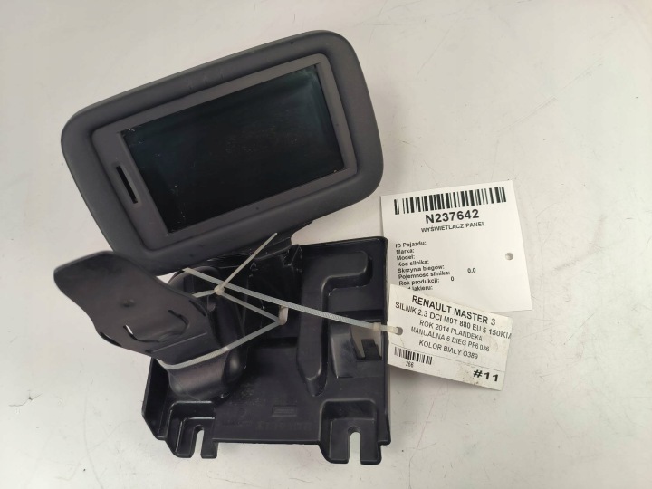 MONITEUR PANNEAU 280563352R RENAULT MASTER III