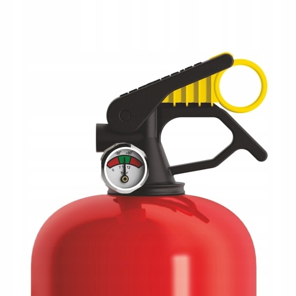 EXTINGUIDOR DE POLVO DE AUTOMÓVIL 2KG ABC MANOMETR PERCHERO OGNIOCHRON 2024 