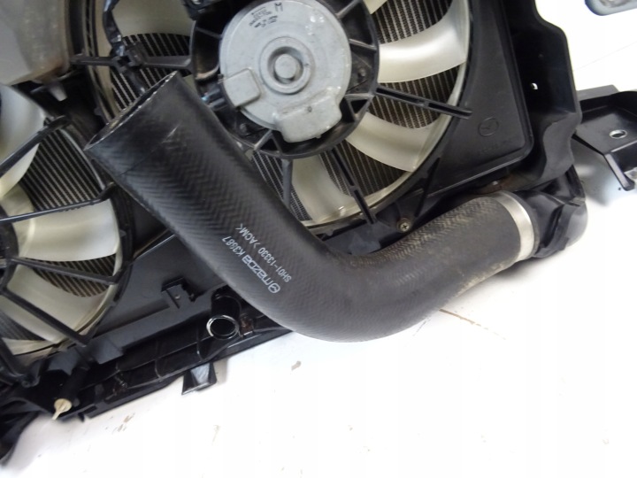 MAZDA 6 2.2 D PANNEAU AVANT RADIATEURS POUTRE VENTILATEURS CODE VERNIS 42B