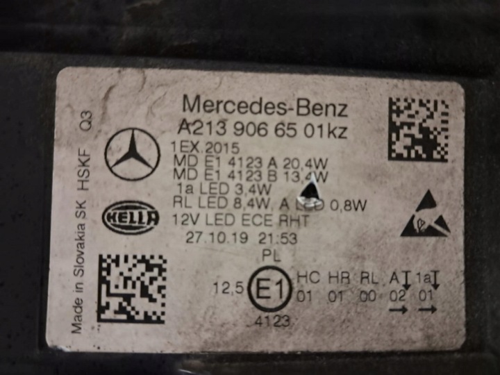 MERCEDES E CLASSE W213 W238 PHARE LED HIGH PERFORMANCE A2139066501KZ EUROPE
