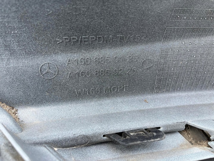 PARE-CHOCS AVANT MERCEDES GLE W166 2015 2018 A1668859125
