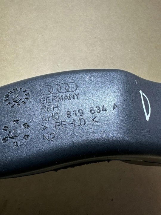 2013 AUDI A8 S8 D4 4H CANAL CONDUIT D'AIR 4H0819634A