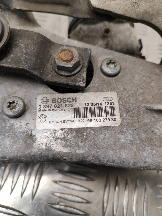 MÉCANISME ESSUIE-GLACES AVEC MOTEUR PEUGEOT 308 9810327980
