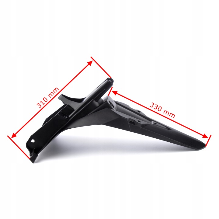 DÉFLECTEUR GARDE-BOUE VERS SCOOTER HONDA PCX 125 150 2015-2023 PLASTIQUE NOIR