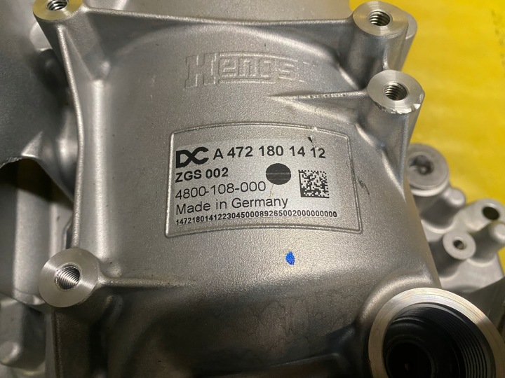 CHÂSSIS FILTRE HUILES RADIATEUR HUILES MERCEDES ACTROS MP4 A4721801412