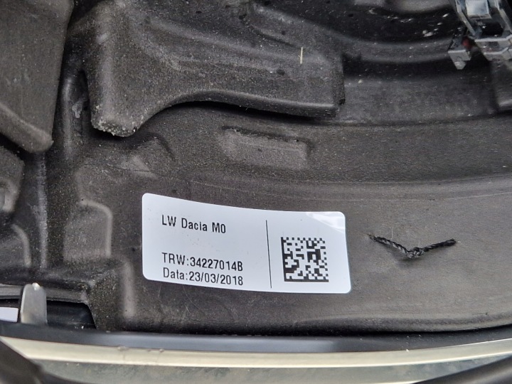 DACIA SANDERO II STEPWAY LIFT VOLANT MULTI CUIR 484007478R 2018R