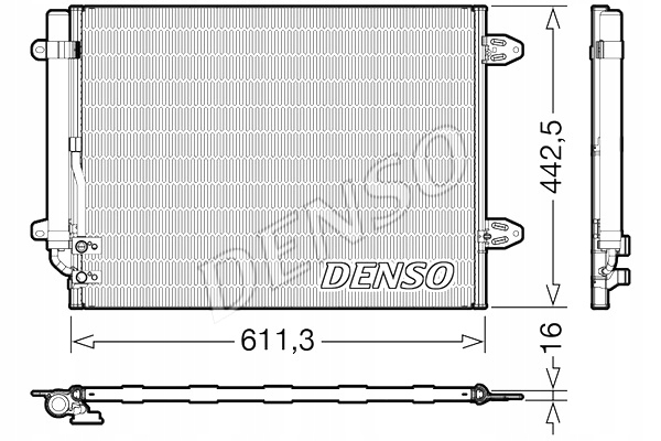 DENSO CONDENSADOR DE ACONDICIONADOR VW CC B7 PASSAT ALLTRACK B7 PASSAT B6 