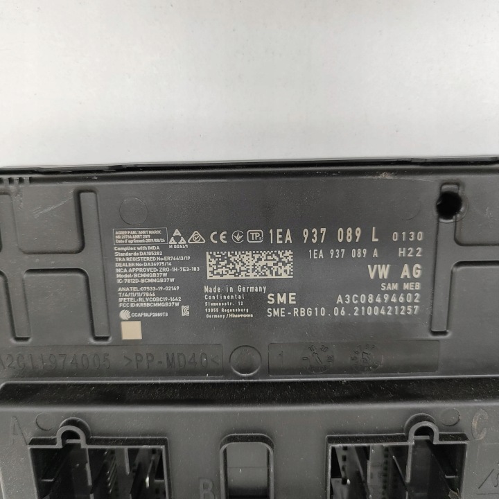 SKODA ENYAQ IV 2021 CONTRÔLEUR MODULE CONFORT
