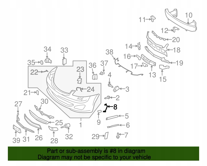 COUVERCLE PASSAGE DE ROUE PARE-CHOCS MERCEDES-BENZ AVEC W221