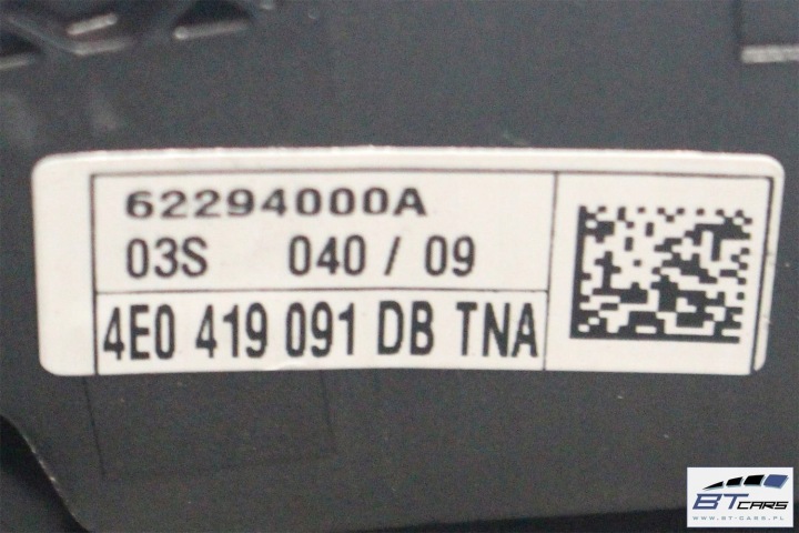 AUDI A6 A8 Q7 RESTYLAGE VOLANT VITESSES 4E0419091DB 4E0 419 091 DB TNA NOIR