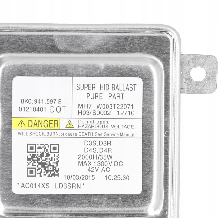 CONVERTISSEUR FEUX XÉNON 8K0.941.597E D3S/D4S MODULE RÉGULATEUR TENSION
