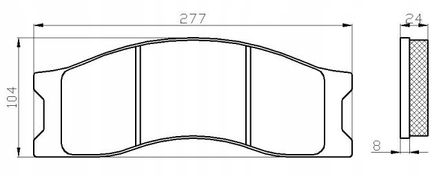 ZAPATAS DE FRENADO BELL B30 B30D B25D 217180 223997 