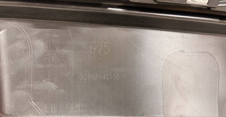 DOUBLURE PARE-CHOCS ARRIÈRE ARRIÈRE LEXUS RX IV 4 LIFT 2019 F SPORT 5216948150