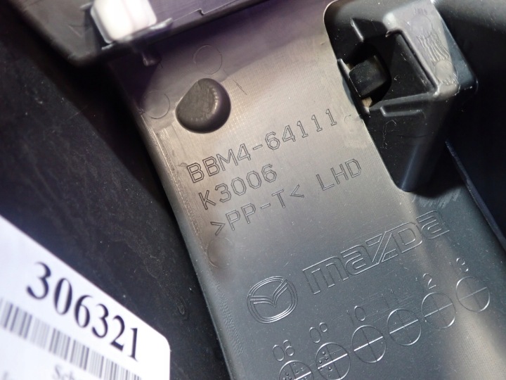 MAZDA 3 II BL 08- BOÎTE À GANTS PASSAGER BBM464111 EUROPE